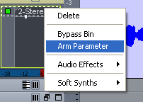 Step 17 - Arm chorus parameters