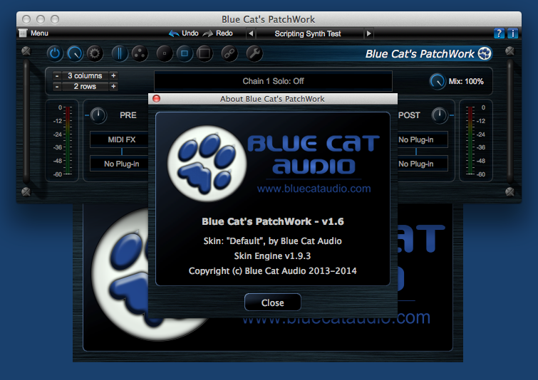 downloading Blue Cat PatchWork 2.66