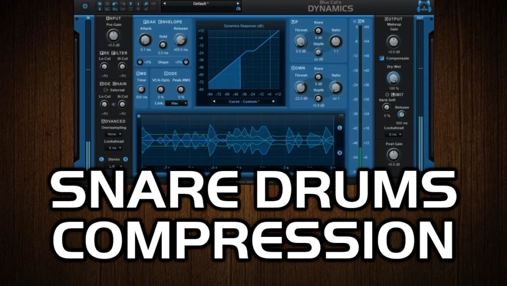 Low Level Snare Drum Compression With Blue Cat Dynamics – The Blue Cat 