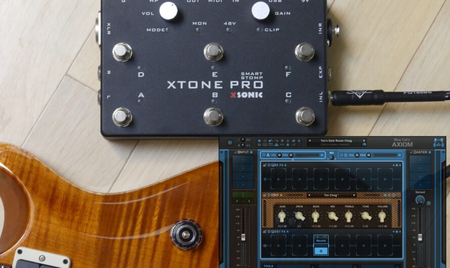 XTONE Pro + Axiom: Your Amp Sim & Effects In a Pedal?