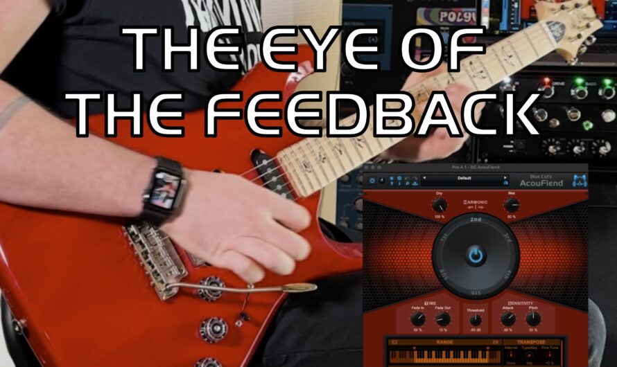 Acoufiend Creates Instant Musical Guitar Feedback in “Eye of the Tiger”