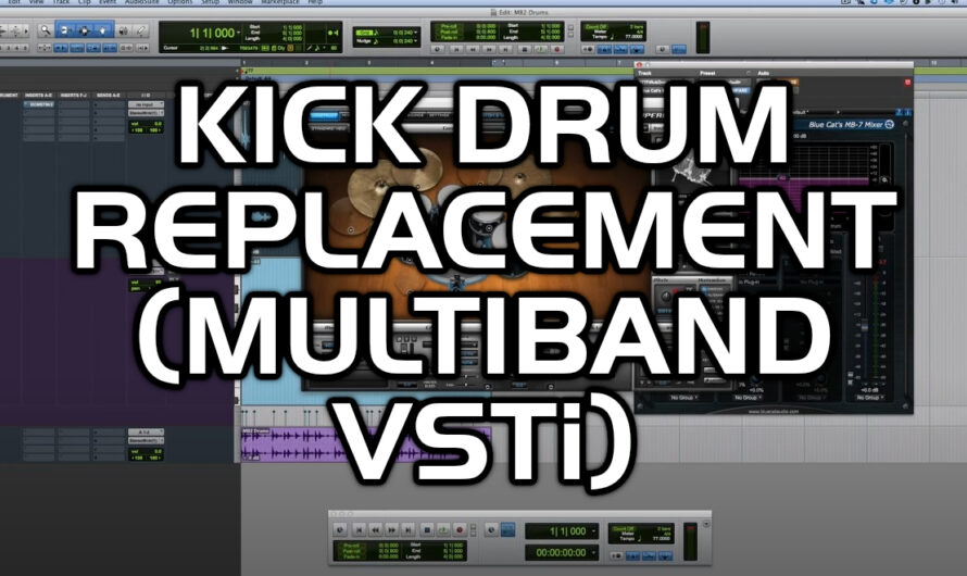 Kick Drum Replacement With Multiband VSTi Hosting