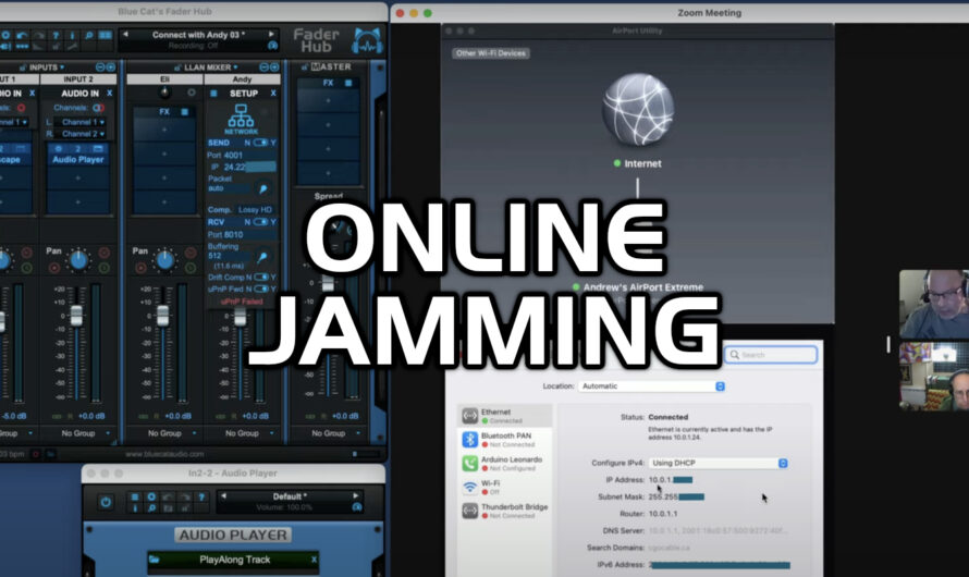 Online Jamming Session With FaderHub / Manual Setup