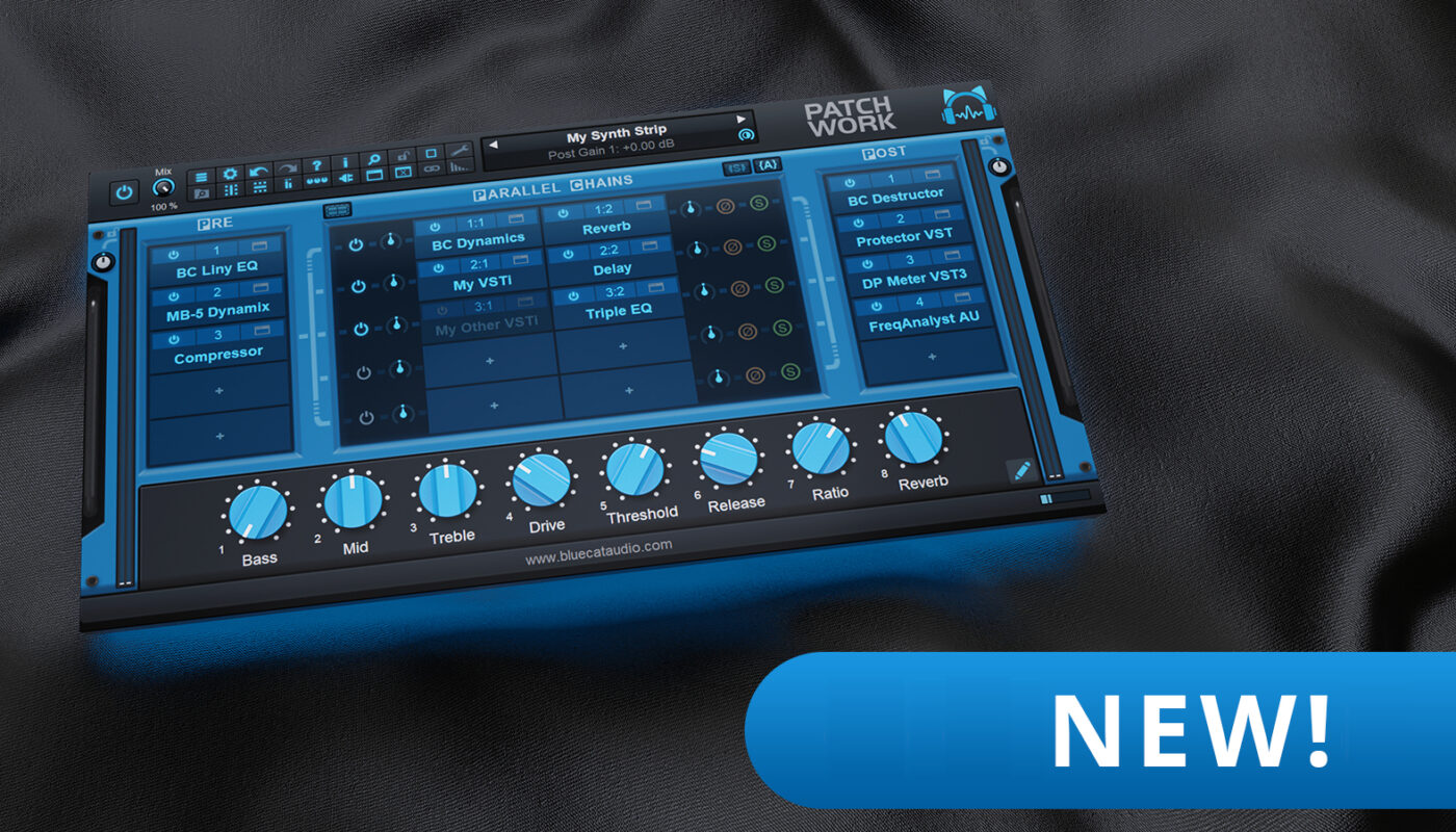 PatchWork 2.71 Released: MIDI Clock, MTC, SysEx, Presets Navigation & More...