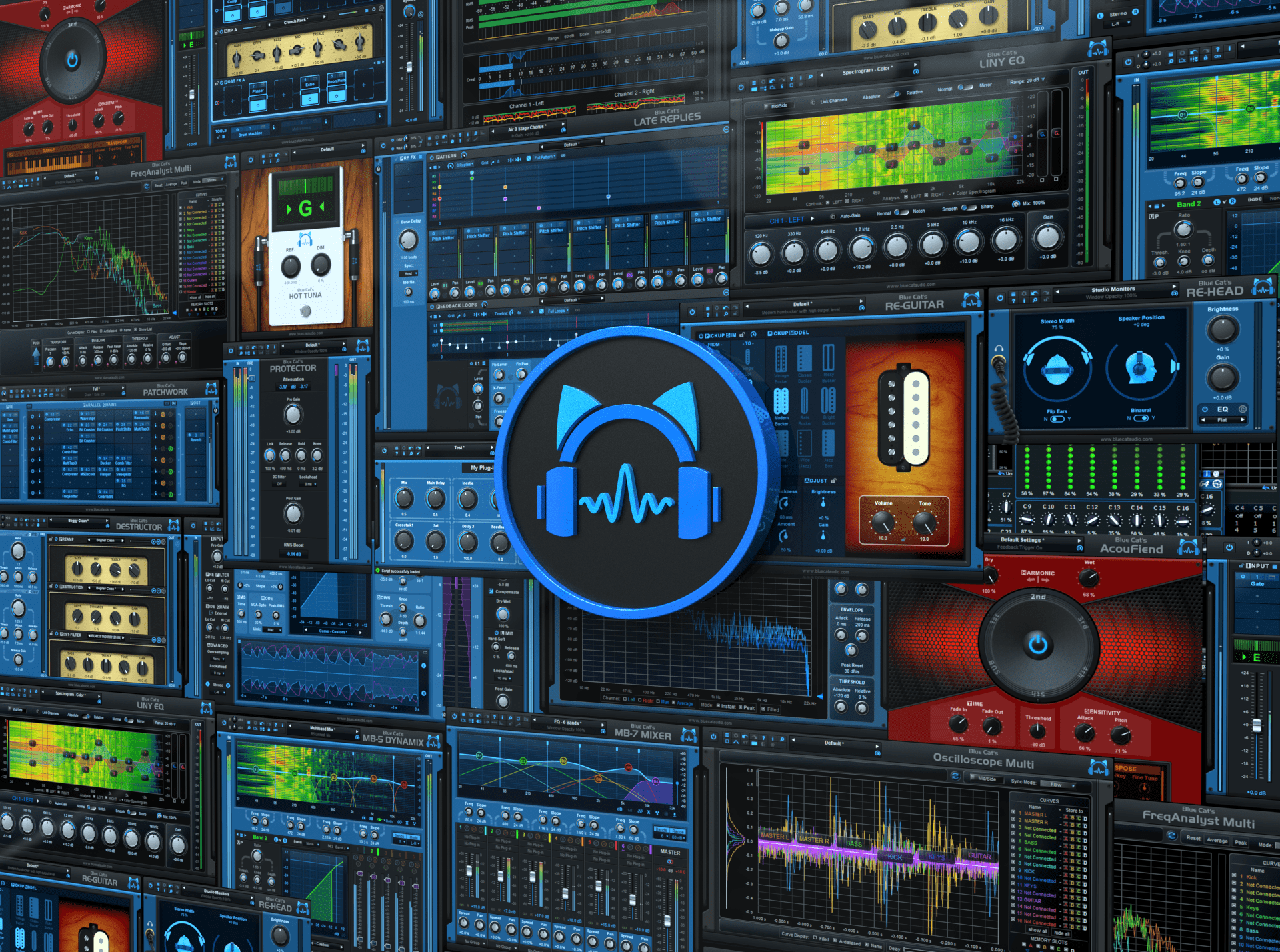 Blue Cat's All Plug-Ins Pack - All Our Professional Audio Plugins in a Single Bundle (AU, VST, VST3, RTAS, AAX)