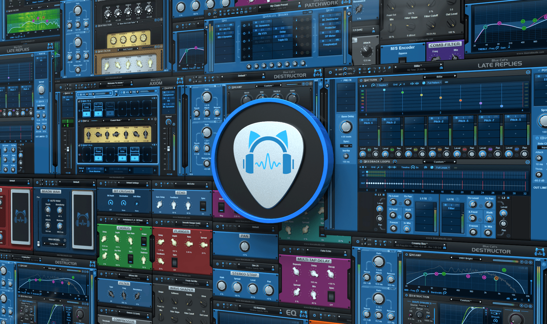 Blue Cat's Axe Pack - Guitar & Bass Software Bundle Blue Cat's Axe Pack - Guitar & Bass Software Bundle