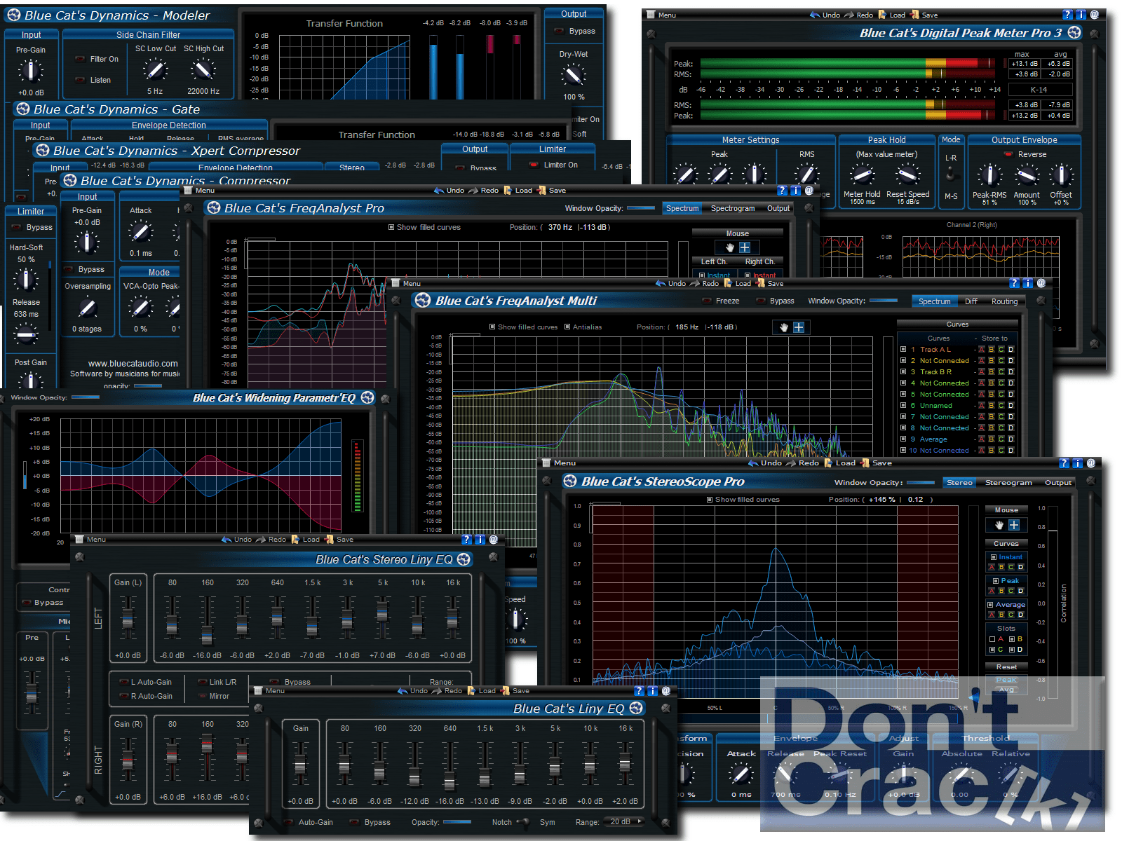 Blue Cat's Don't Crack Pack - The Essentials of our Professional Audio ...