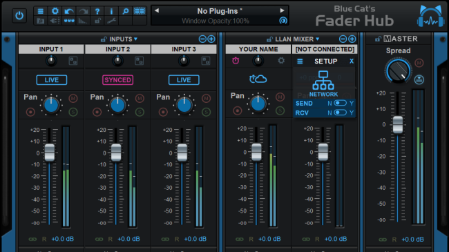 Blue Cat's Fader Hub - Minimize Fader Hub's size and keep control over plug-ins with macro knobs. Blue Cat's Fader Hub - Minimize Fader Hub's size and keep control over plug-ins with macro knobs.