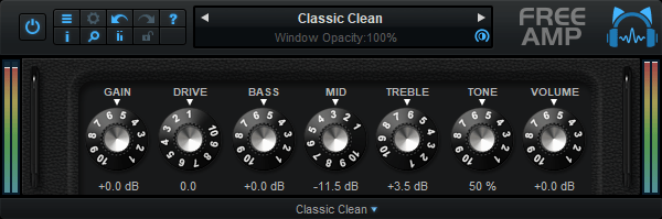 Blue Cat's Free Amp - The Free Guitar Amp Sim Plug-In (VST, AU, AAX, VST3) (Freeware)