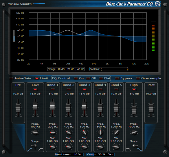 Blue Cat's Parametr'EQ - WYSIWYG Parametric Equalizer Plugin (VST, AU, RTAS, DX) Blue Cat's Parametr'EQ - WYSIWYG Parametric Equalizer Plugin (VST, AU, RTAS, DX)