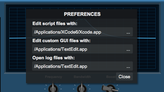 Blue Cat's Plug'n Script - Use your favorite Integrated Development Environment (IDE) for scripts editing