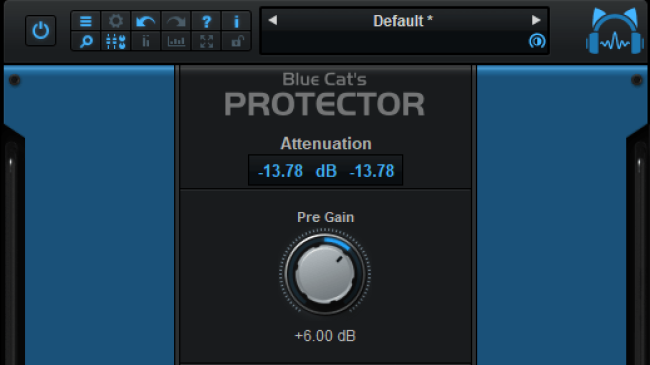 Blue Cat's Protector - Brickwall Limiter Plug-in (VST, AU, AAX, VST3) Blue Cat's Protector - Brickwall Limiter Plug-in (VST, AU, AAX, VST3)