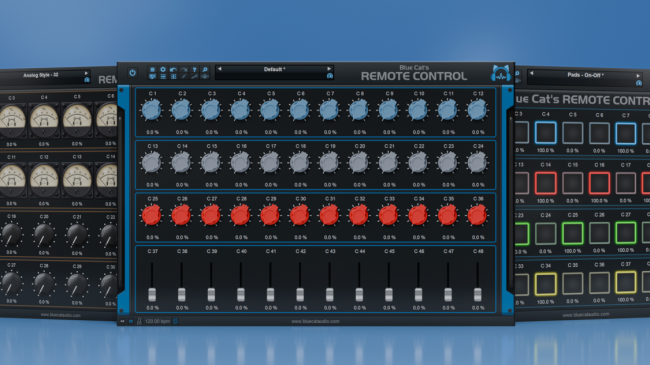 Blue Cat's Remote Control - virtual MIDI Control Surface (VST, AU, VST3, AAX) Blue Cat's Remote Control - virtual MIDI Control Surface (VST, AU, VST3, AAX)